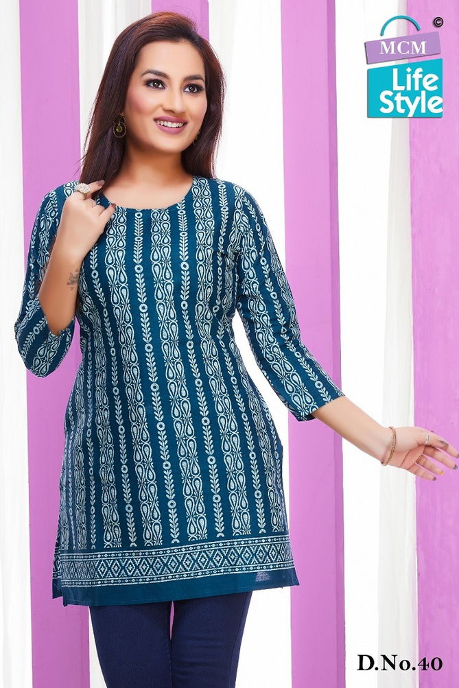 Kashvi Vol 3 By Mcm Summer Special Cotton Ladies Top Wholesale Price In Surat